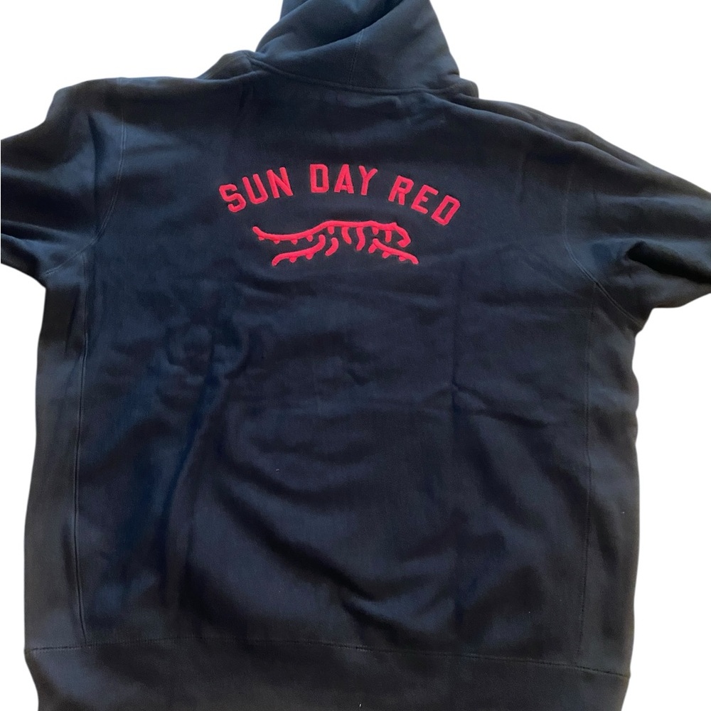 Sun Day Red Black Hoodie New 2XL Tiger Woods